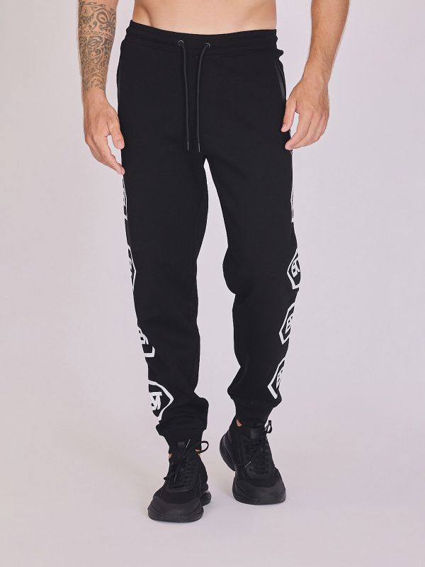 מכנסי טרנינג עם כיתוב לגברים