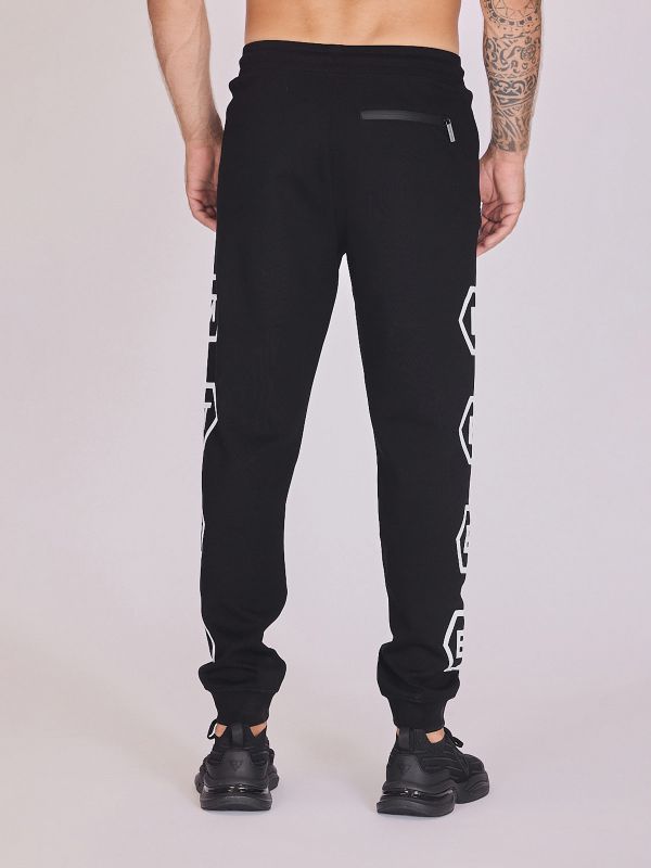 מכנסי טרנינג עם כיתוב לגברים