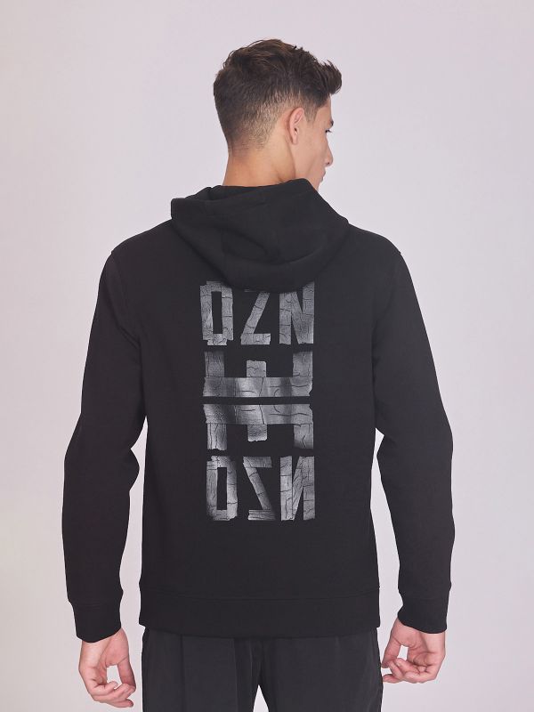 קפוצ’ון עם הדפס גרפי לגברים