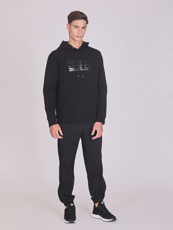 קפוצ’ון עם הדפס גרפי לגברים