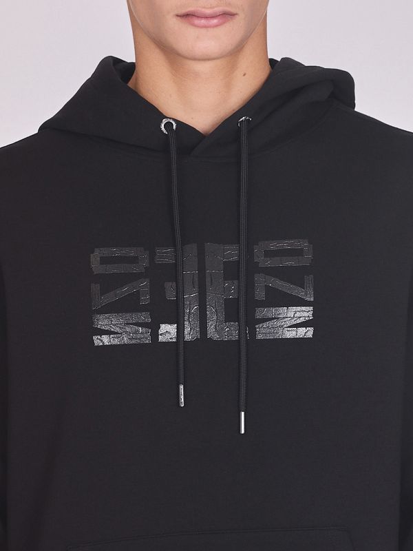 קפוצ’ון עם הדפס גרפי לגברים