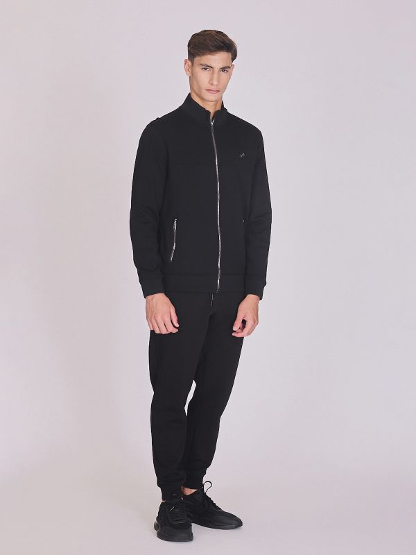 סווטשירט במראה יוקרתי לגברים