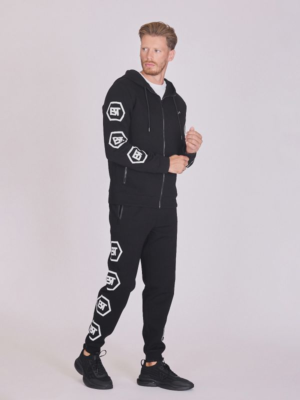 קפוצ’ון אוברסייז עם כיתוב לגברים