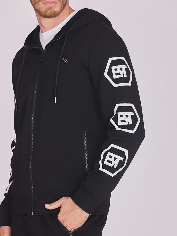 קפוצ’ון אוברסייז עם כיתוב לגברים