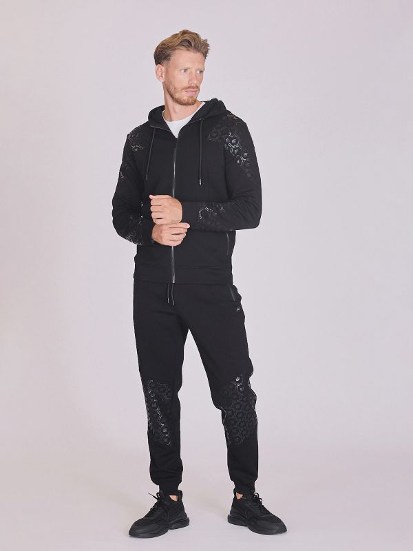 קפוצ’ון רוכסן עם פרווה לגברים