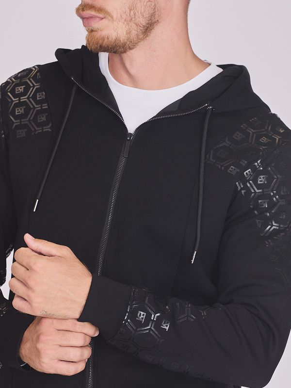 קפוצ’ון רוכסן עם פרווה לגברים