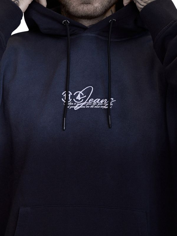 קפוצ’ון ELEVEN לגברים עם כיס קנגורו ולוגו מעוצב