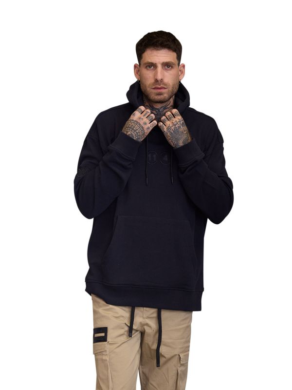 קפוצ’ון ELEVEN לגברים בסטייל נקי עם כיתוב אחורי