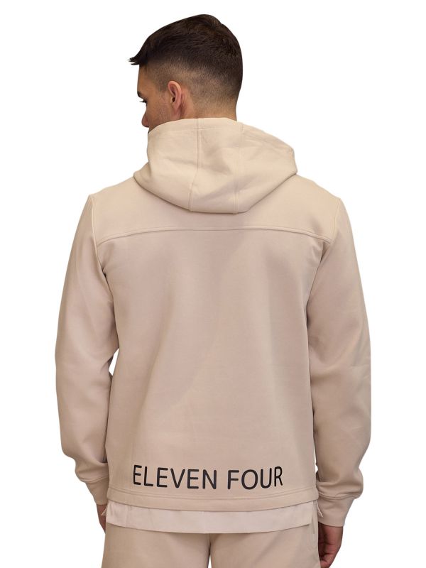 סווטשירט קפוצ’ון ELEVEN לגברים בגזרה קלאסית