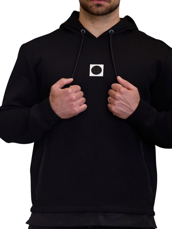 סווטשירט קפוצ’ון ELEVEN לגברים בגזרה קלאסית