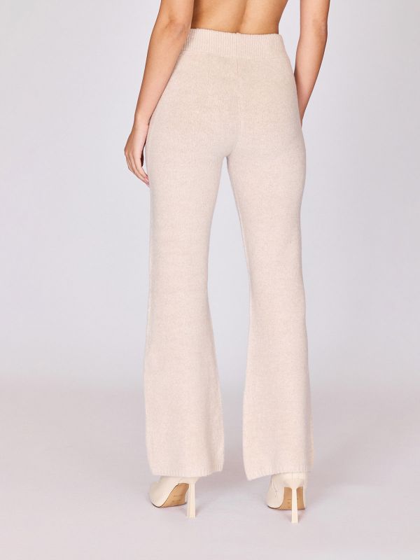 מכנסי סריג רחבים לנשים