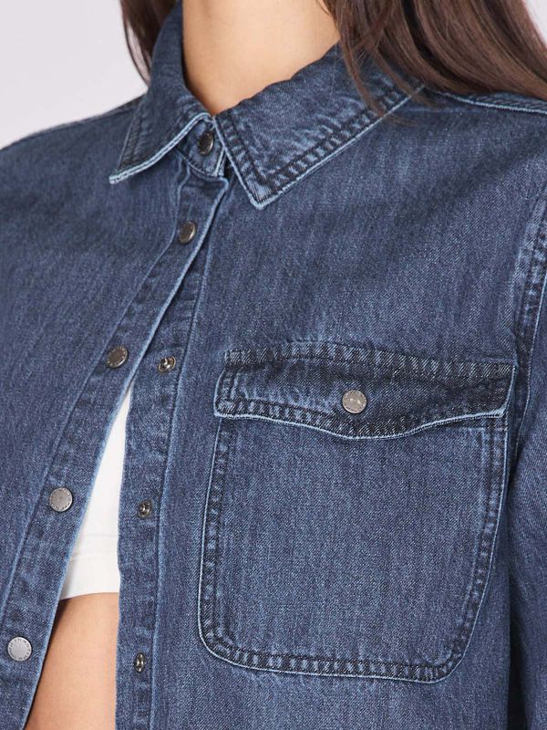 ג’קט ג’ינס קצר לנשים