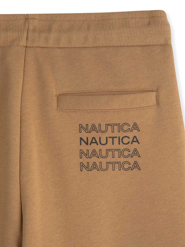 מכנס טרנינג עם גומי מתכוונן לבנים