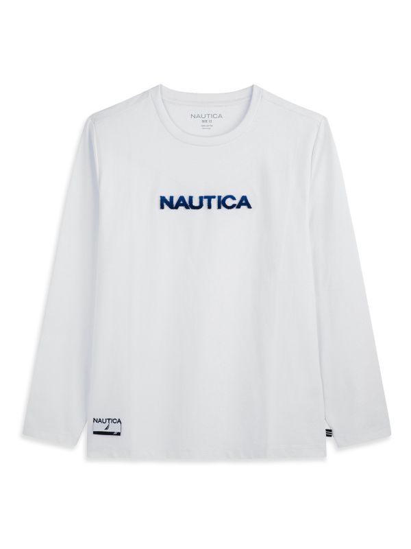 טי ארוך לוגו בנים