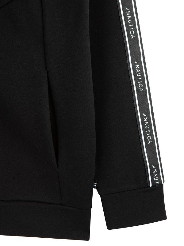 קפוצ’ון רוכסן עם פסים בנים