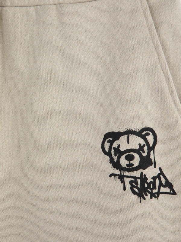 מכנסי טרנינג חלקים בנים