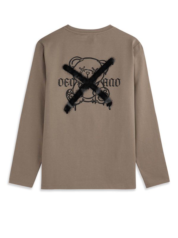 טי ארוך לוגו בנים