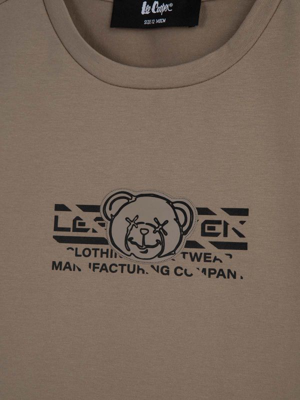 טי ארוך לוגו בנים