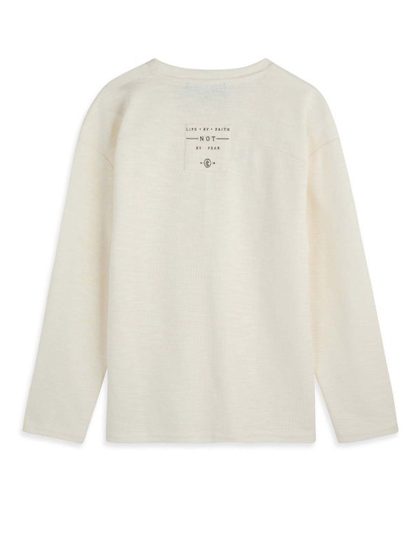 טי ארוך לוגו בנים