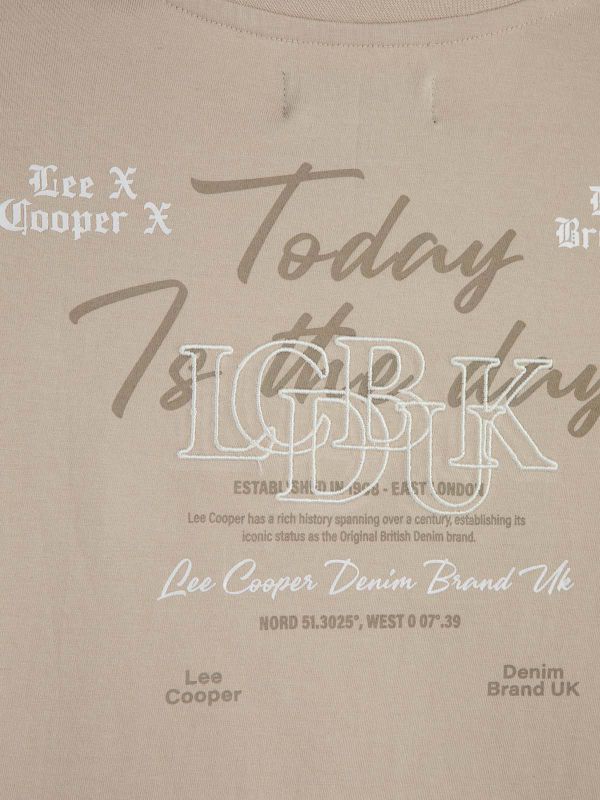 טי ארוך עם הדפס בנים