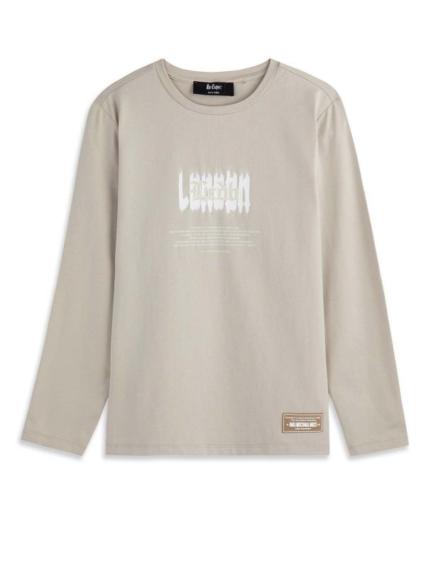 טי ארוך לוגו בנים