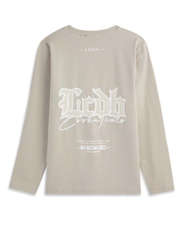 טי ארוך לוגו בנים