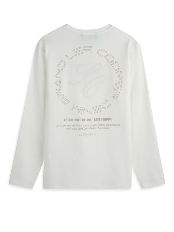 טי ארוך עם תג בנים