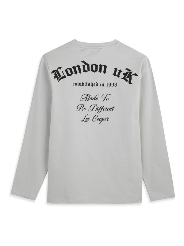 טי ארוך לוגו בנים