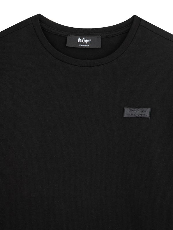 טי ארוך לוגו בנים