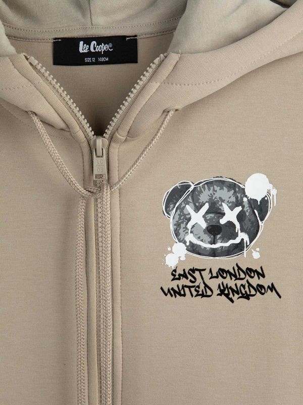 קפוצ’ון רוכסן הדפס בנים