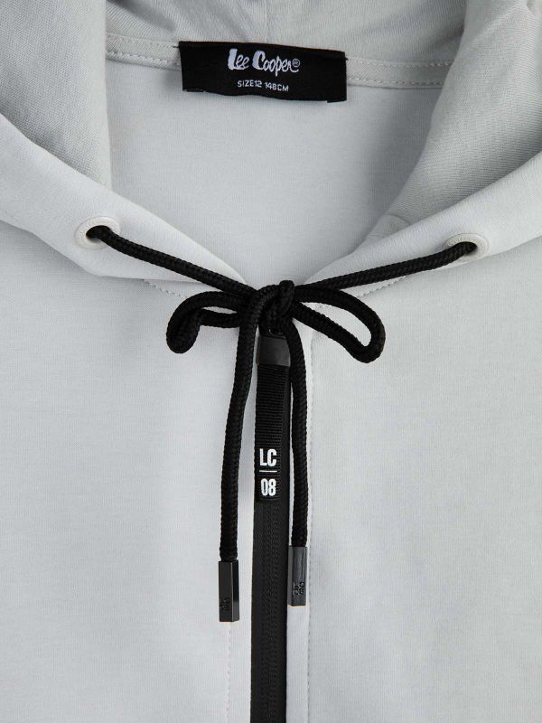 קפוצ’ון רוכסן עם פסים בנים