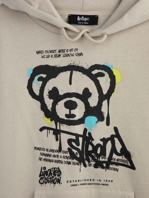 קפוצ’ון עם הדפס גרפי בנים