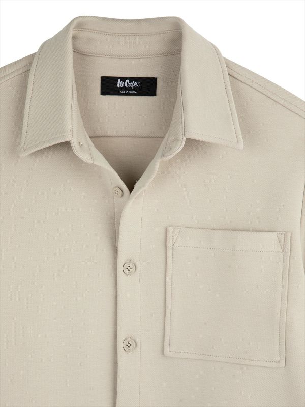 חולצת אריג מכופתרת בנים