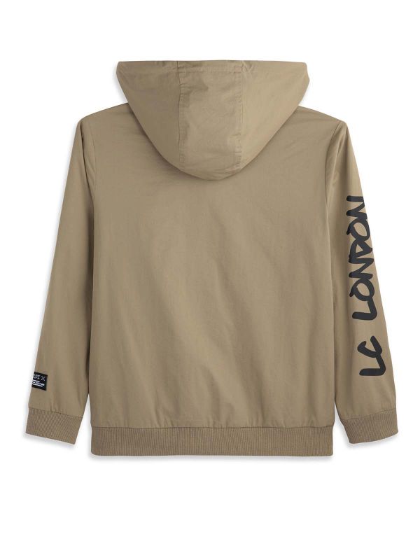 קפוצ’ון רוכסן עם פסים בנים