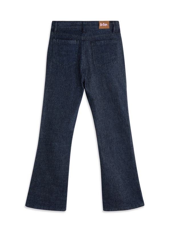 ג’ינס גזרה רחבה בנות