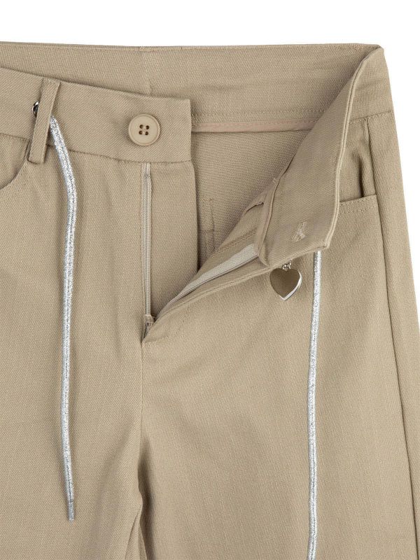 מכנסיים עם שרוך קשירה בנות