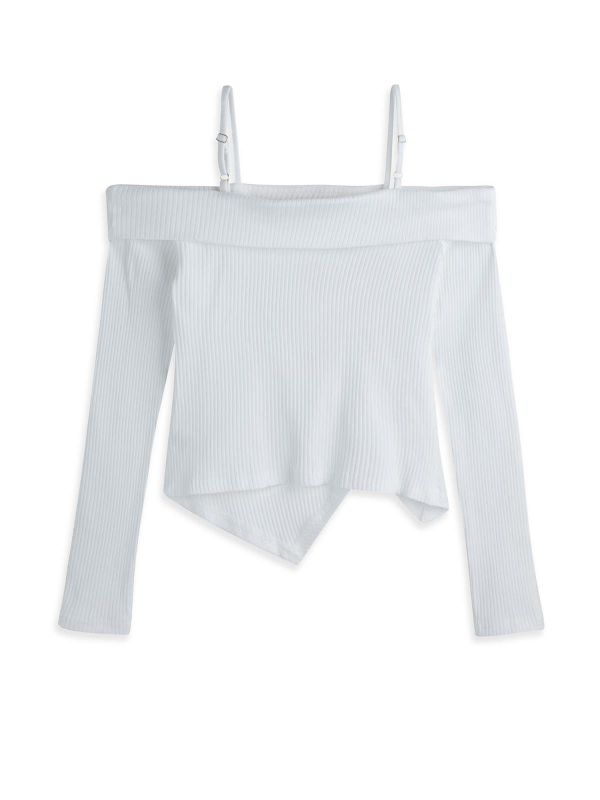 טופ קרופ עם קשירות בנות