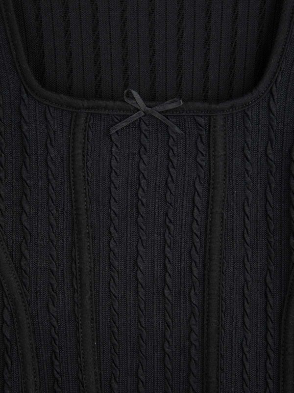 קרדיגן קרופ סרוג בנות