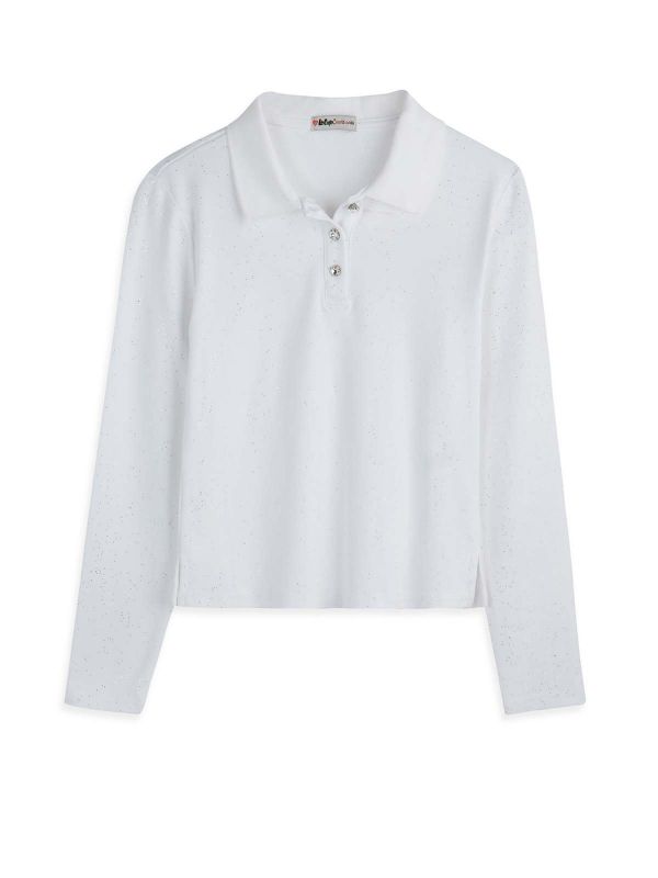 חולצת בסיס קרופ בנות