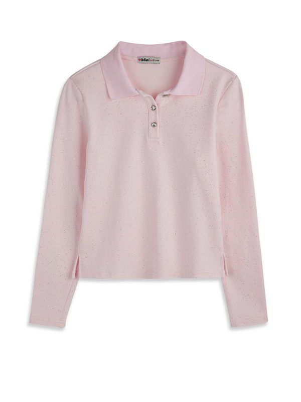 חולצת בסיס קרופ בנות