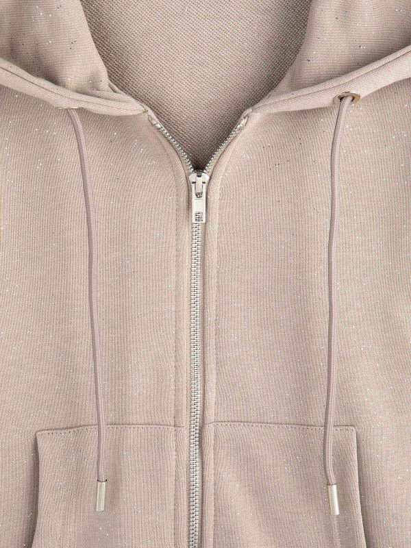 קפוצ’ון קרופ עם רוכסן בנות