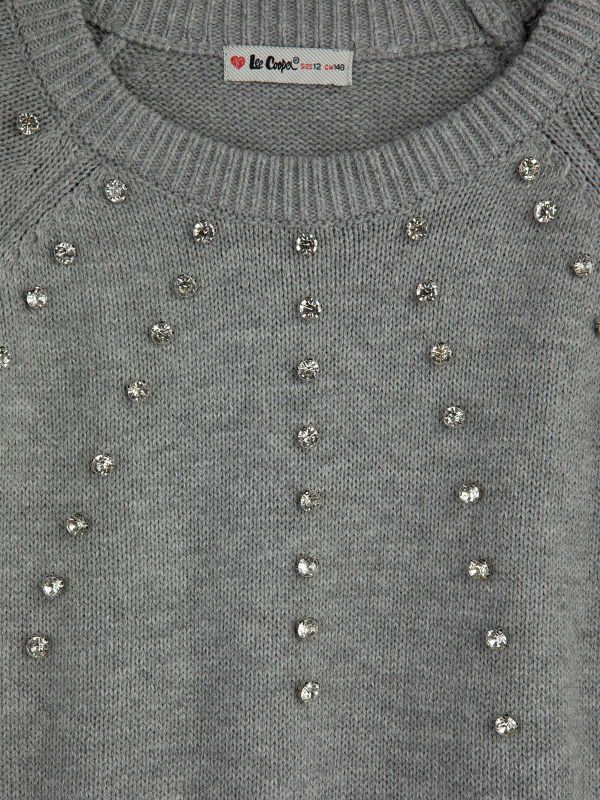 סריג קרופ מעוטר בנות