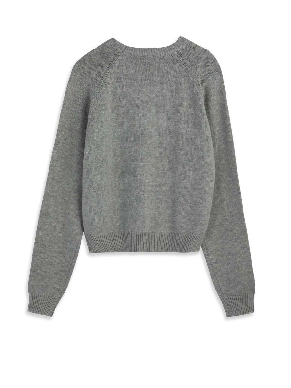 סריג קרופ מעוטר בנות