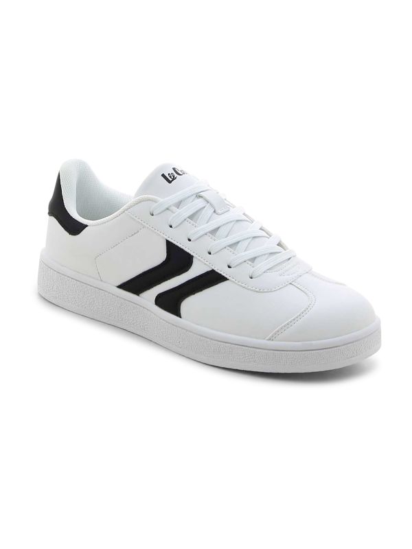 נעלי סניקרס שחור -לבן לגברים LEE COOPER