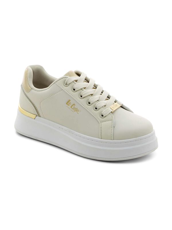 נעלי סניקרס עם פס מטאלי לנשים