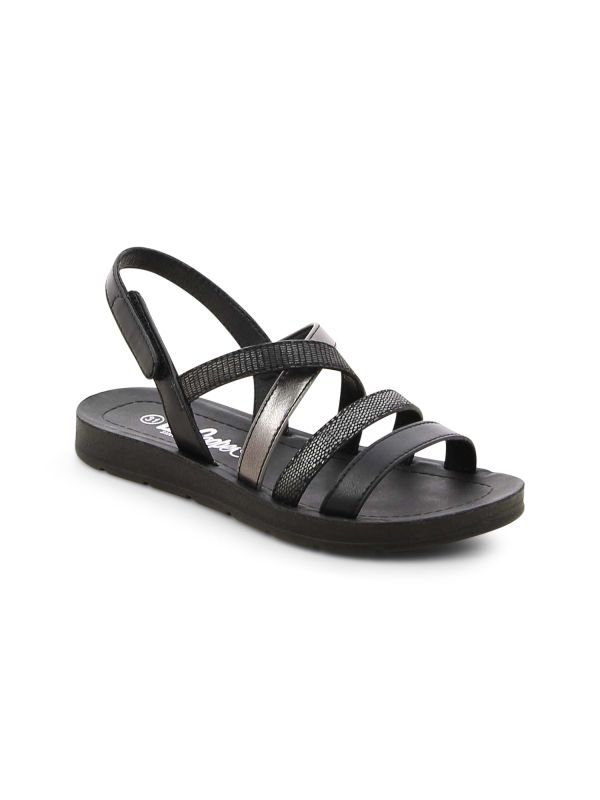 סנדלי ילדות קלועים ב3- גוונים