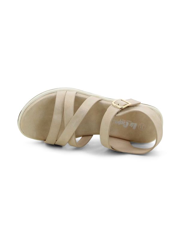 סנדלי רצועות זהב לילדות