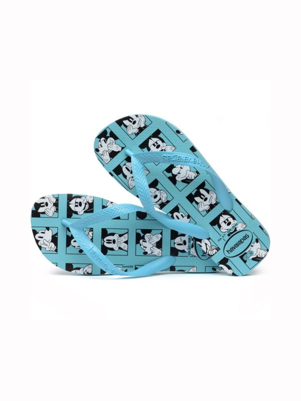 נעלי אצבע HAVAIANS סלים דוגמת מיקי מאוס לילדות