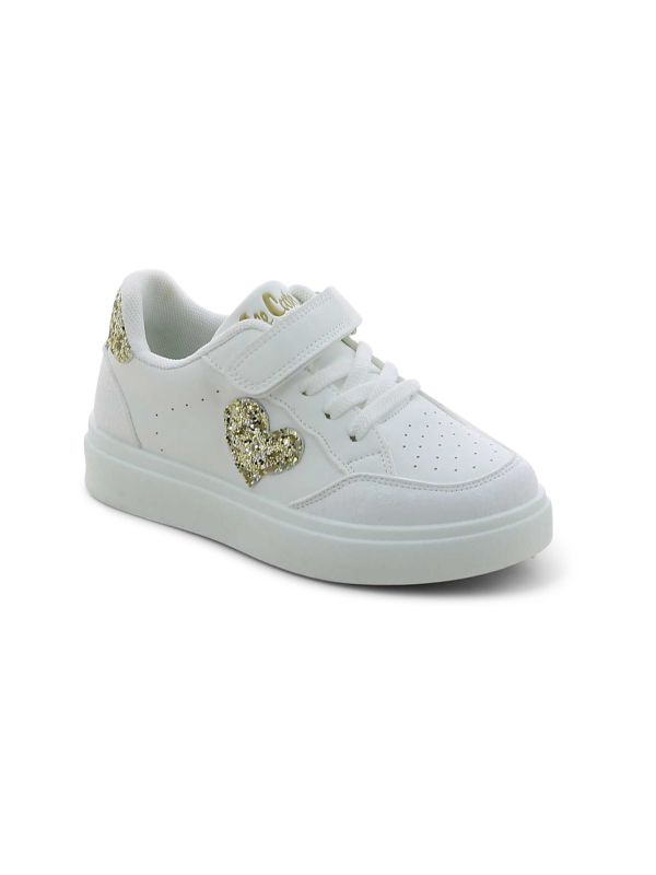 נעלי סניקרס ילדים LEE COOPER דוגמת לב