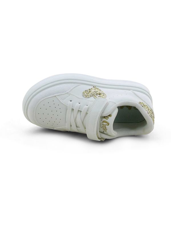 נעלי סניקרס ילדים LEE COOPER דוגמת לב